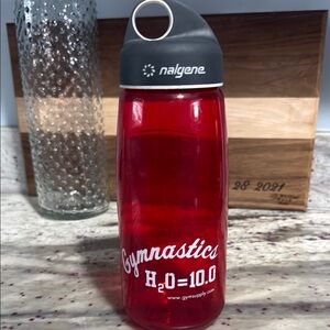 Nalgene Red Gymnastics Water Bottle